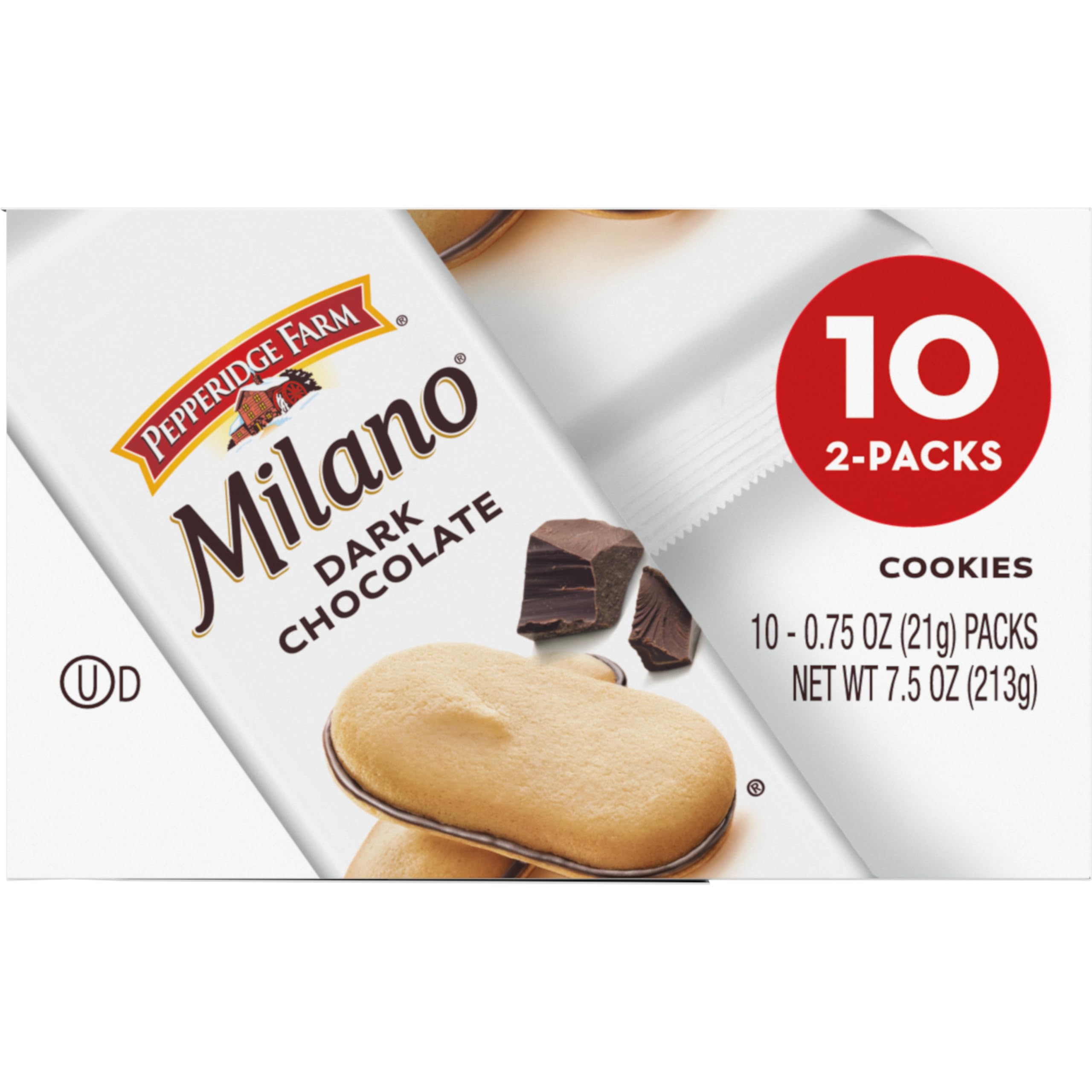 Amazon.com: Pepperidge Farm Milano Cookies, Dark Chocolate, 10